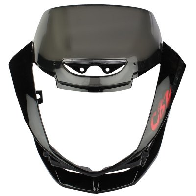 Front Fairing With Visor Glass CBZ Xtreme Black (FFVCBXB1)