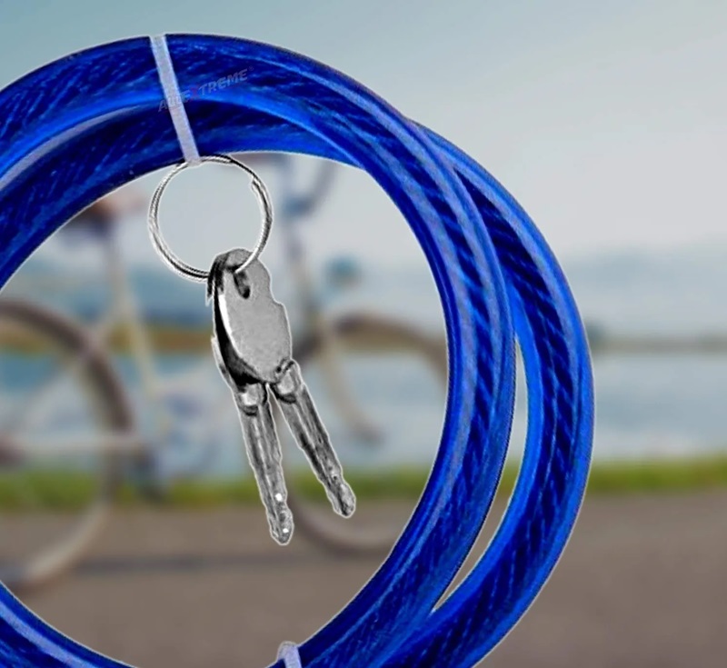 Heavy Duty Cable Lock for Helmet online on best price, Fastest Delivery.