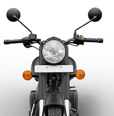 Rear View Mirror Set Royal Enfield Classic Reborn Matt Black