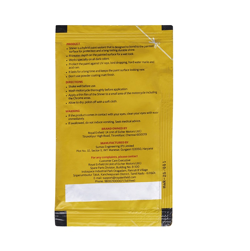 Royal Enfield Essentials Body Polish Shinner 50ML Sachet