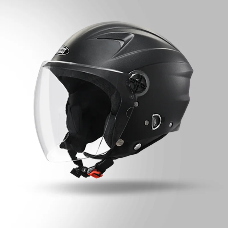 Studds Ray Open Face Helmet Black (SROFHB1)