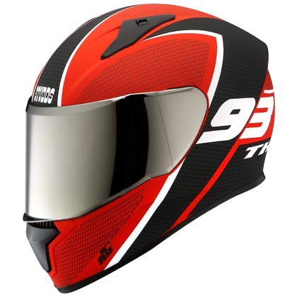 Studds Thunder D3 Matt Red N6 Full Face Helmet