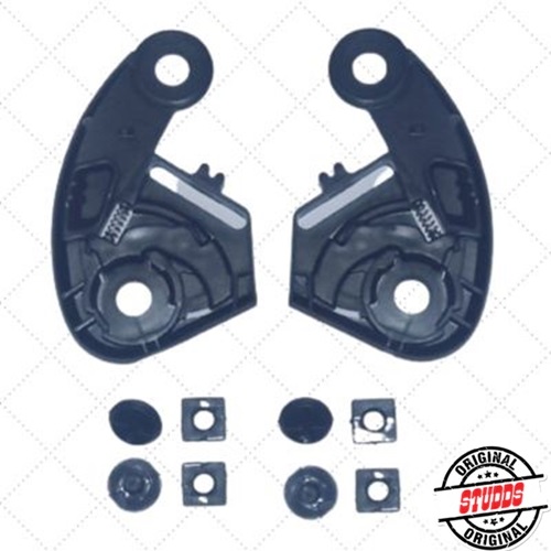 Studds Spare Visor Mechanism With Screw Set For Ninja 3G & 3G Double Visor Helmet (SSVMN3G)