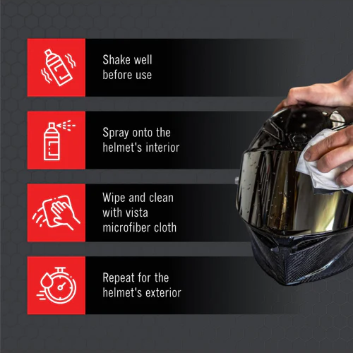 Vista Helmet kleen Foam Based Helmet Interior Cleaner