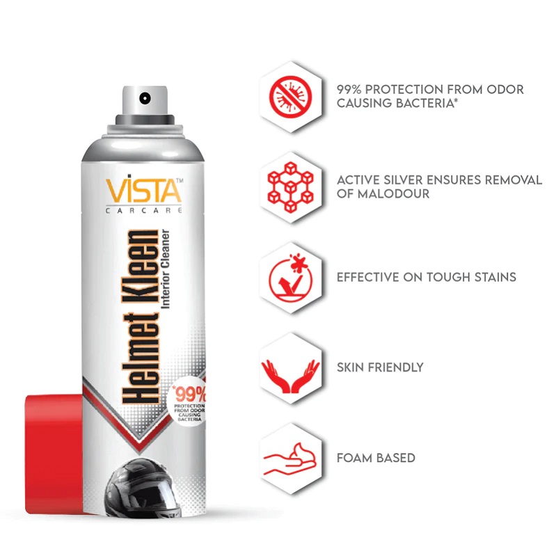 Vista Helmet kleen Foam Based Helmet Interior Cleaner