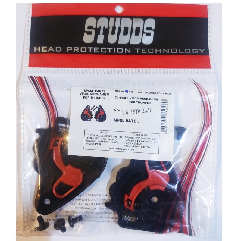Studds Spare Mechanism For Drifter Helmet Visor